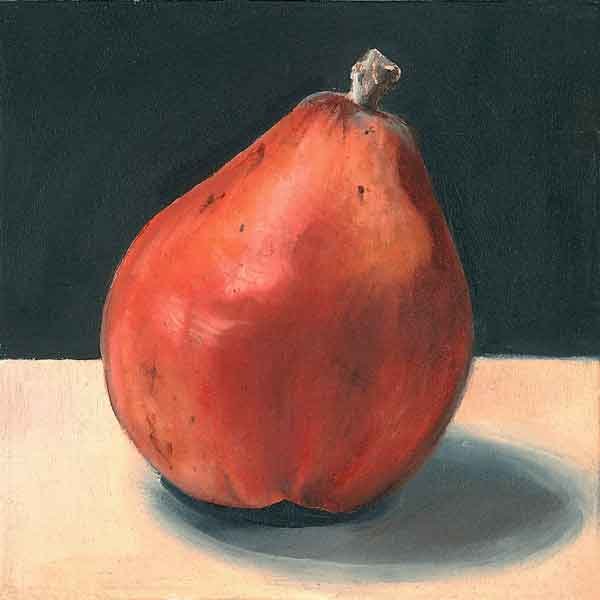 Tiny Pear Oil Painting Print