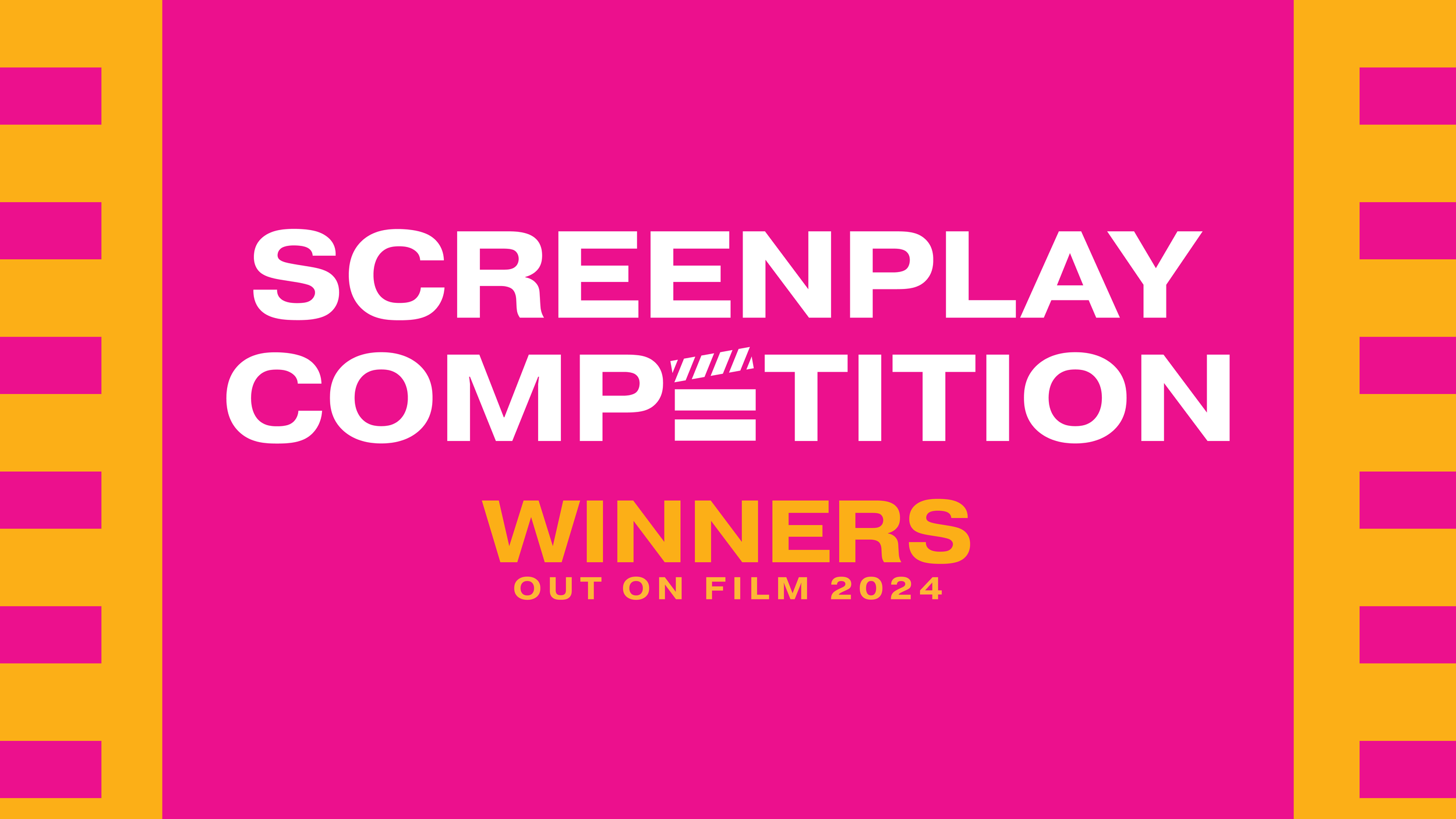 Graphic for Out On Film 2024 focusing on the Screenplay Winners 