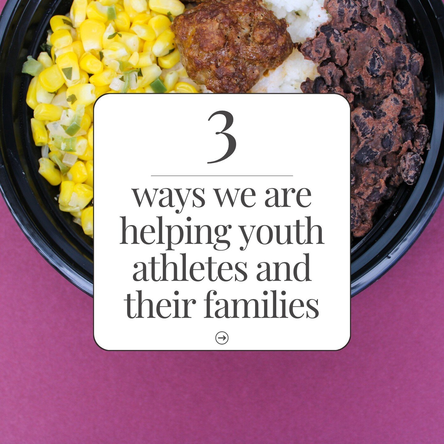 Many youth athletes struggle to eat enough protein, the correct amount of food before or after games, and find the time to eat something other than fast food with their busy schedules. I love that I have been able to step into this space for youth at