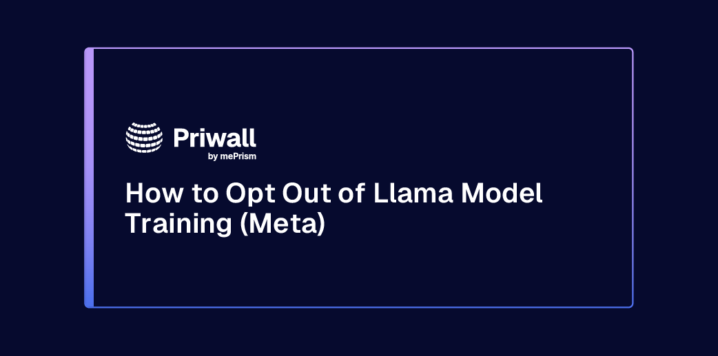 How to Opt Out of Llama Model Training (Meta)