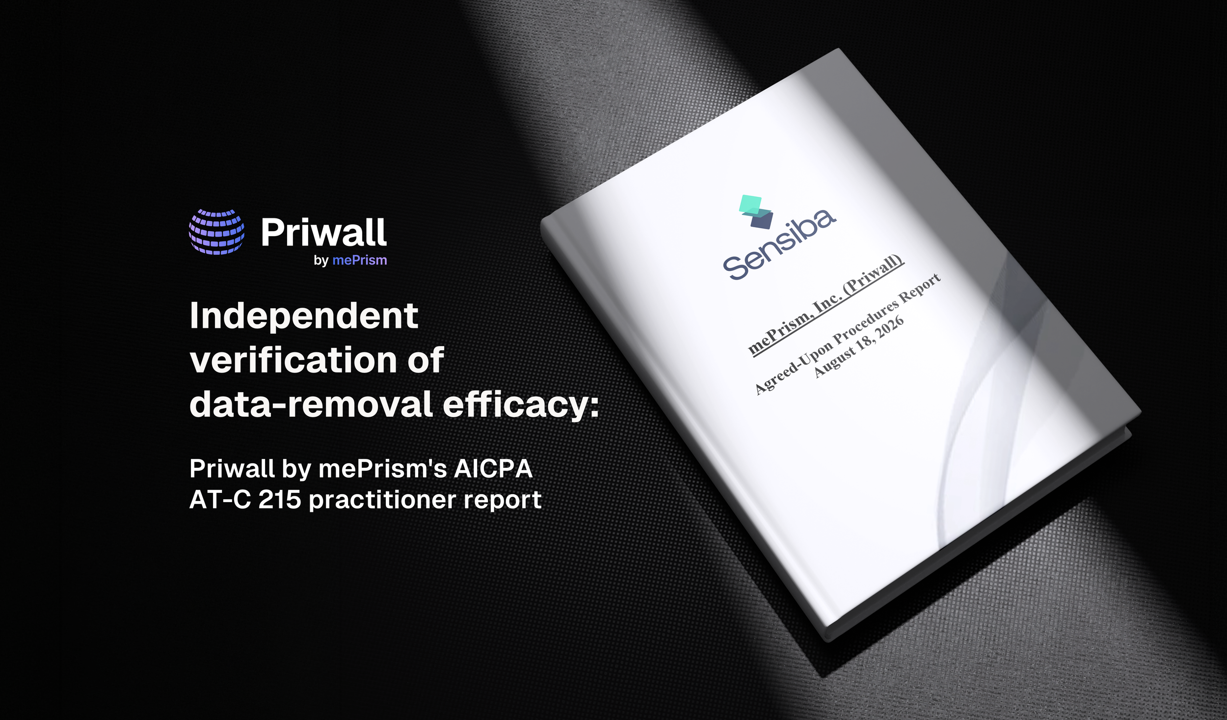 Independent verification of data-removal efficacy: Priwall by mePrism's AICPA AT-C 215 practitioner report