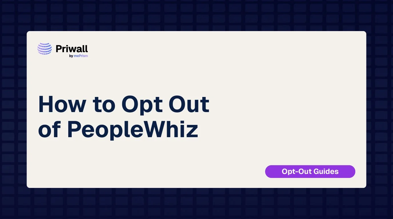 PeopleWhiz Opt-Out: Delete Your Listing (2026)