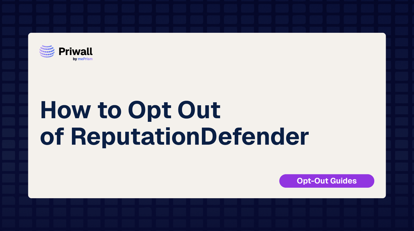 ReputationDefender Opt-Out Guide (2026)