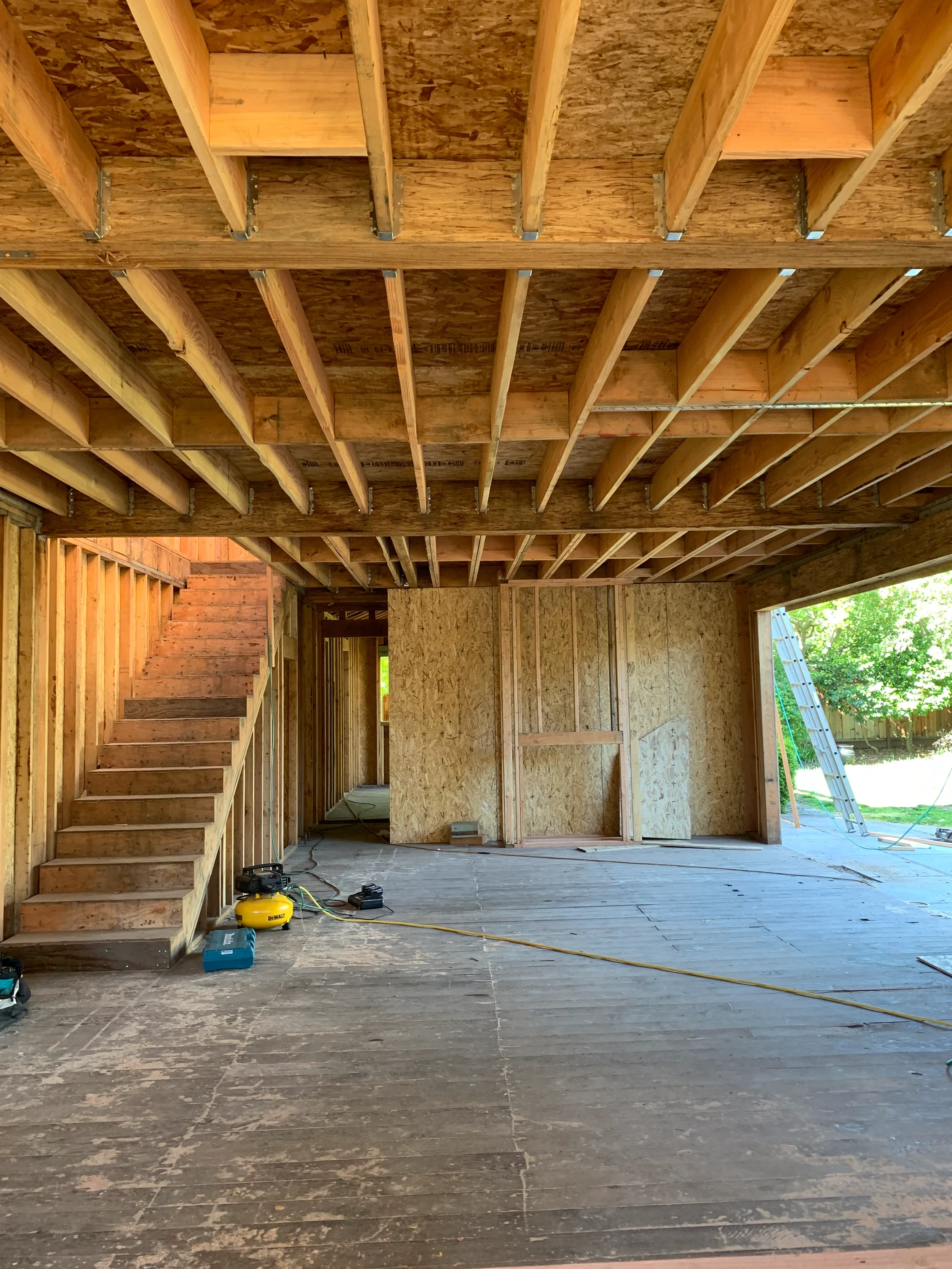 framing upgrade under home in San Francisco—SF Pinnacle General Contractor