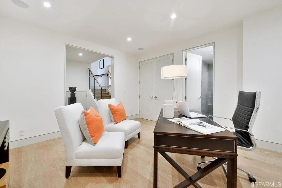 office room with white armchairs—SF Pinnacle General Contractor