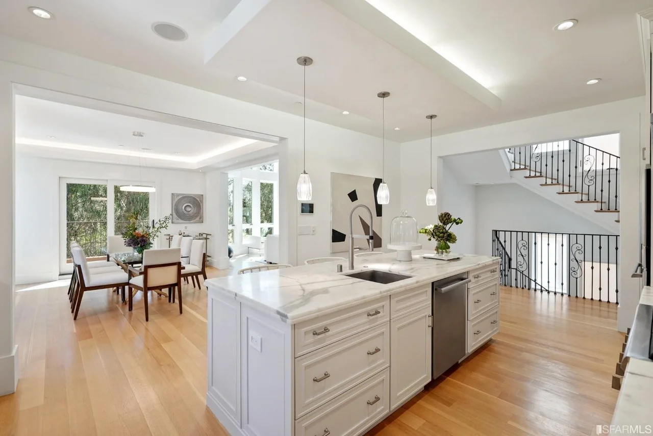 Open living and dining area with hardwood floors and modern finishes — San Francisco Bay Area general contractor