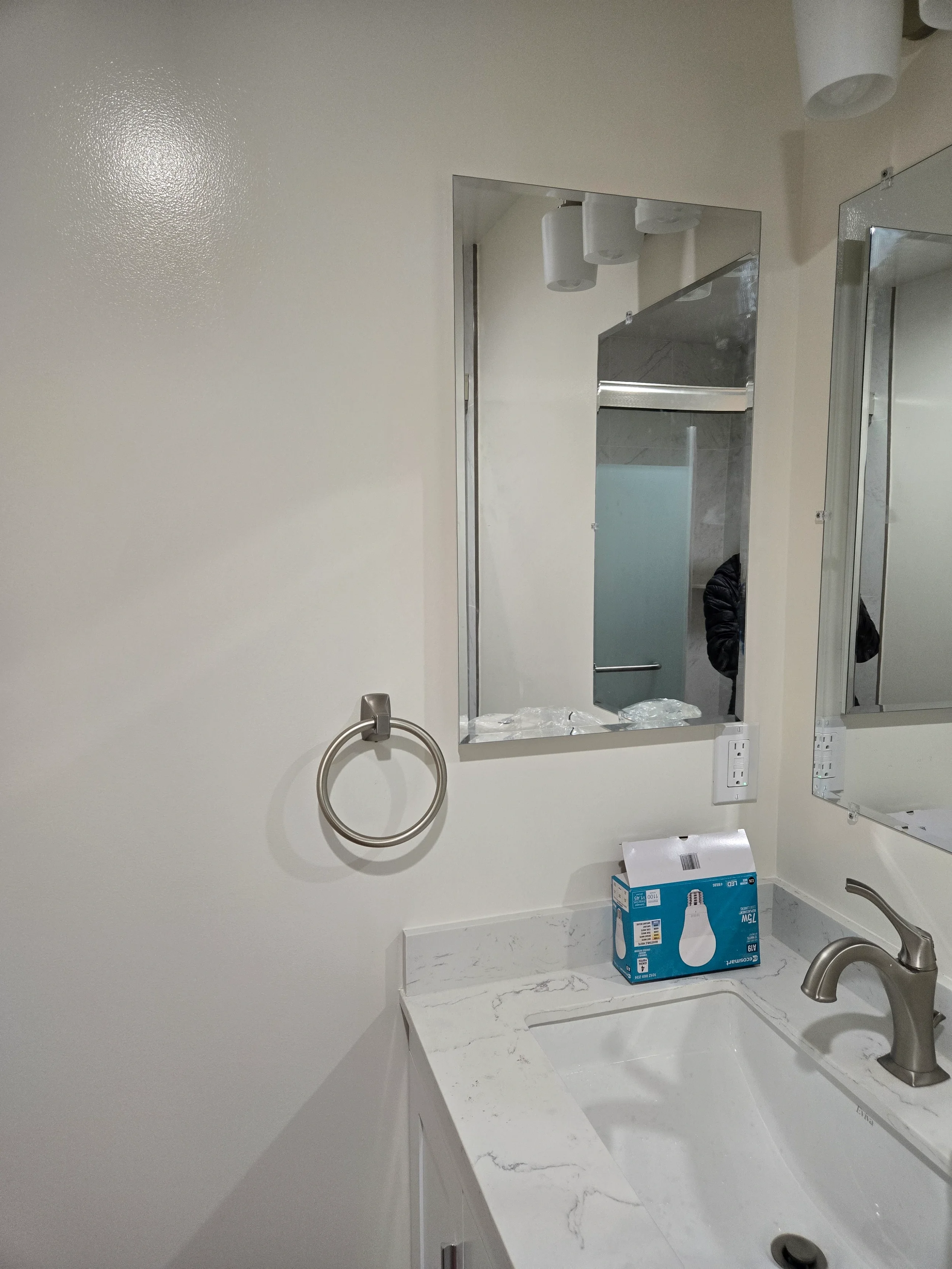 Shower rough-in during ground-floor conversion with valve install and waterproof prep — San Francisco Bay Area general contractor