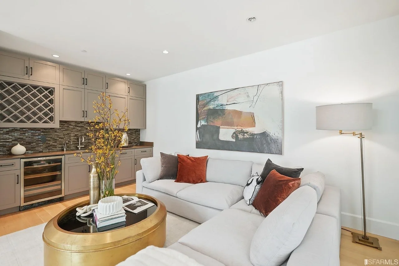 Bedroom renovation with hardwood floors and large windows — San Francisco Bay Area general contractor.