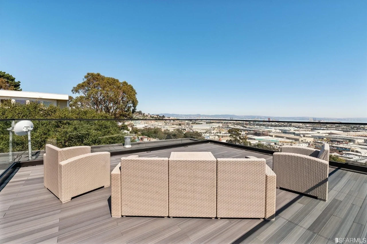 Rooftop deck built for home addition with panoramic Bay Area views — San Francisco Bay Area general contractor