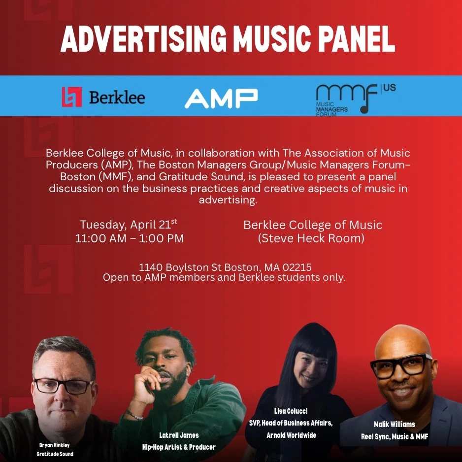 Advertising Music Panel at Berklee School of Music