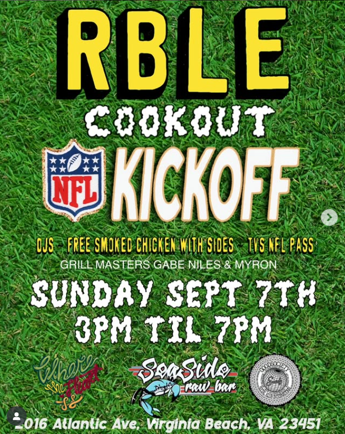 rlbe.e Collab Cookout at Seasiderawbarvb!