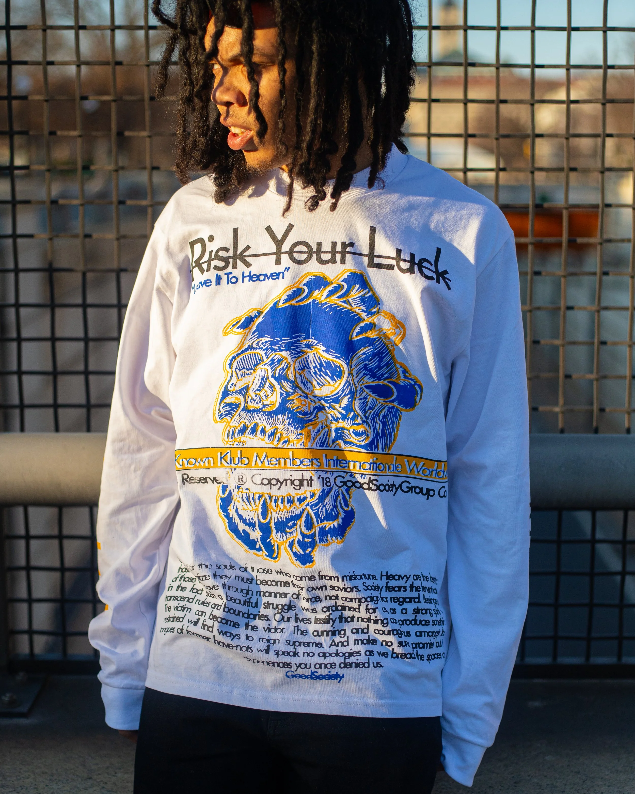Risk Your Luck LS tee