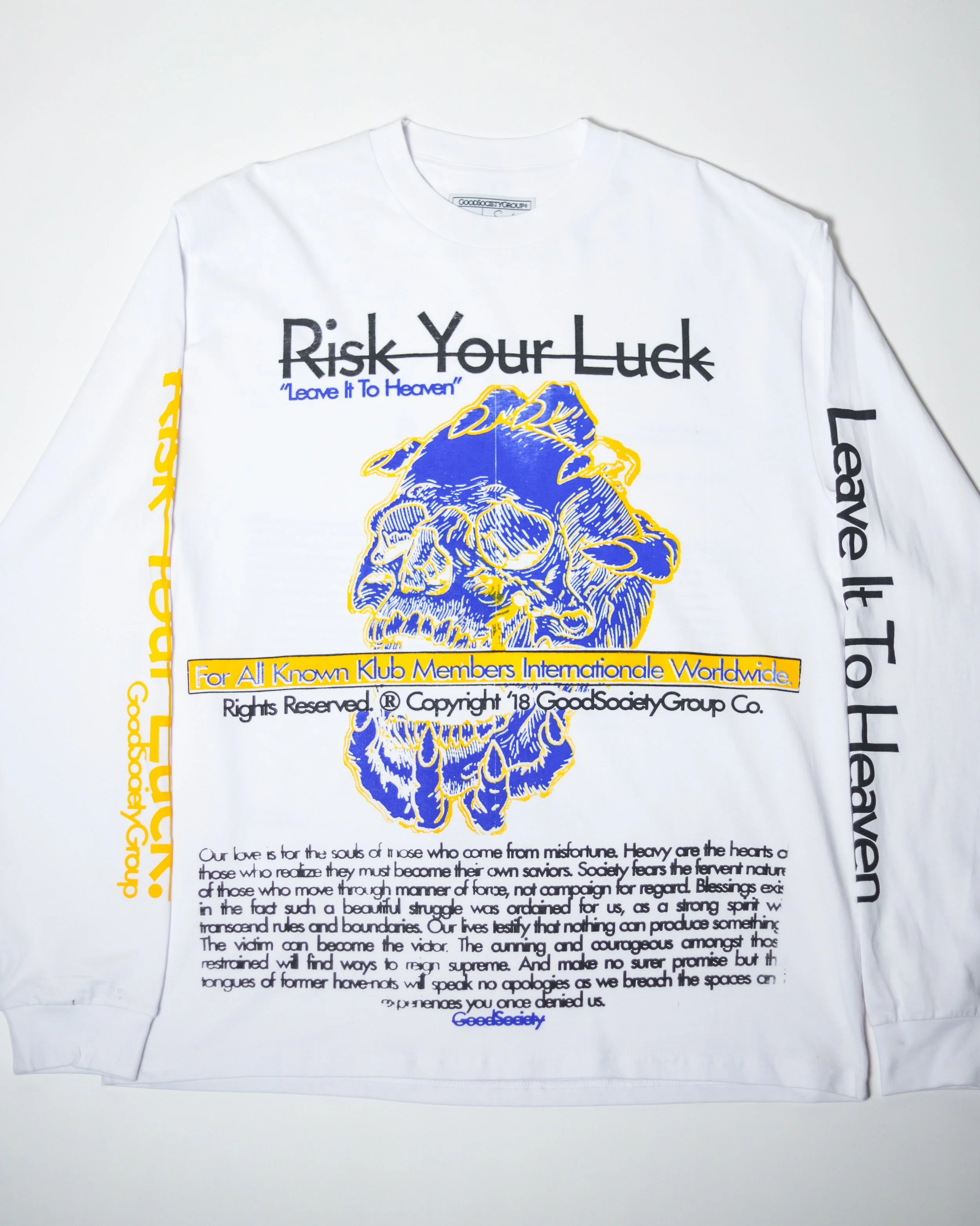 Risk Your Luck LS tee