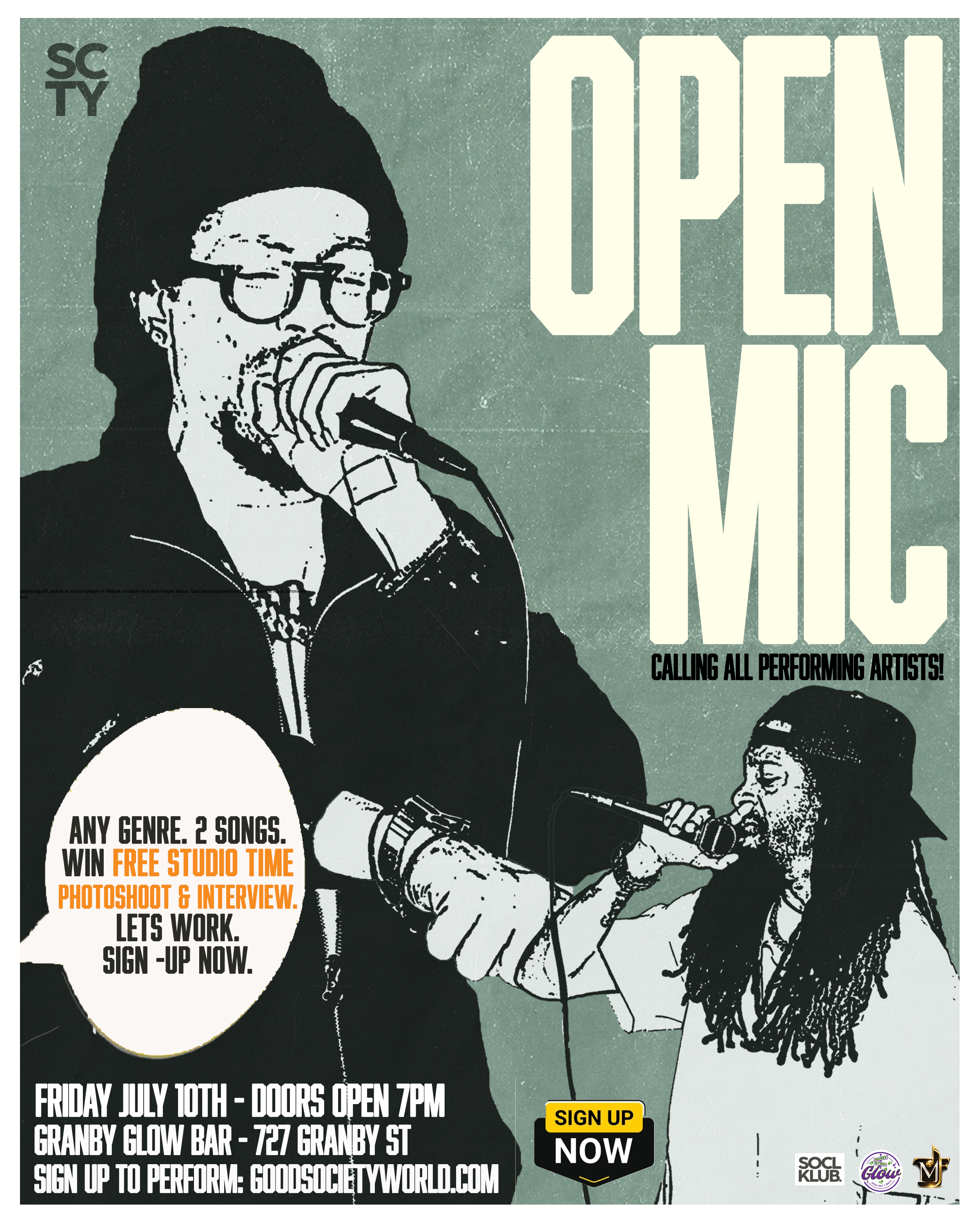 Day Party / Open Mic Vendor Space (7/10)