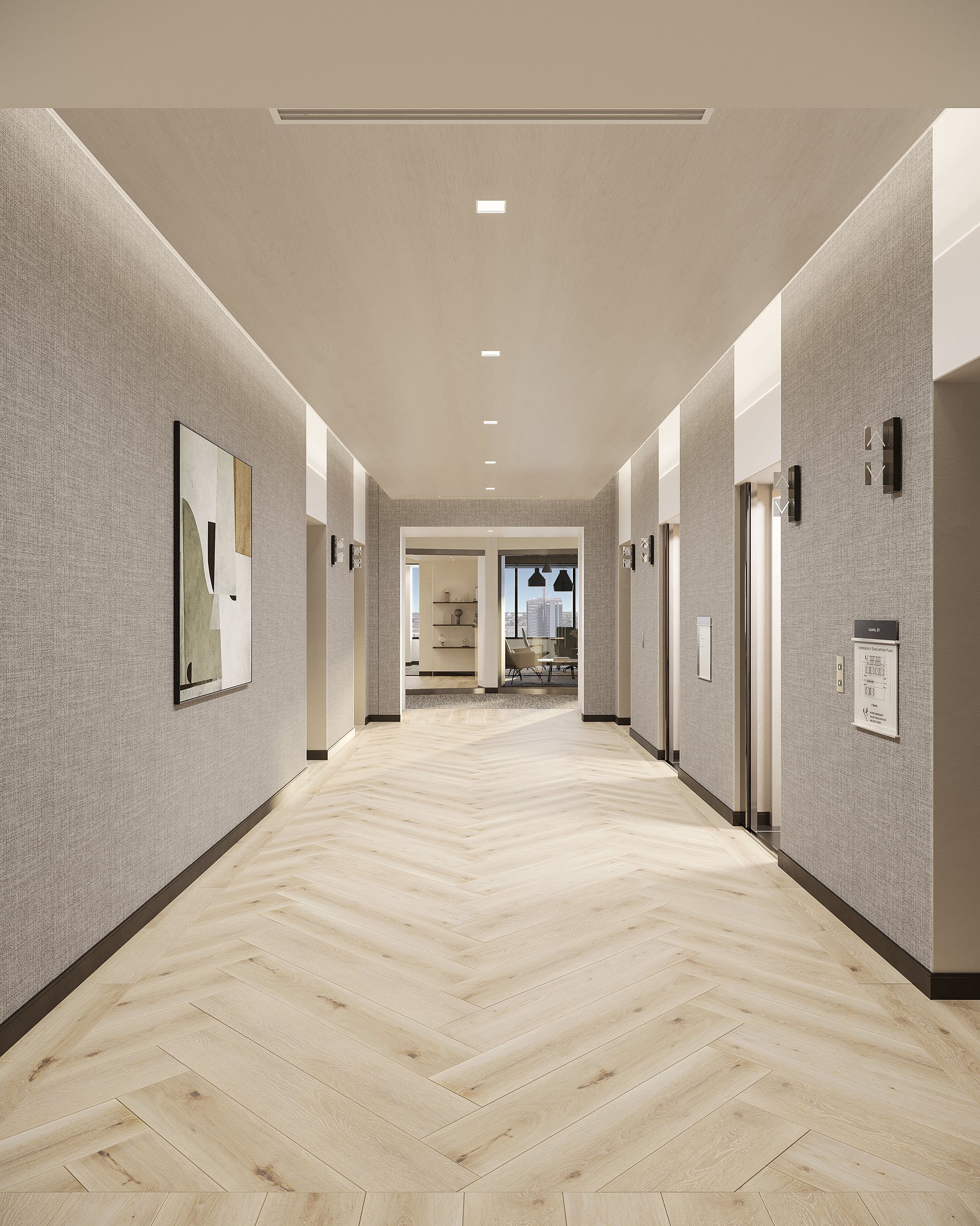 Designated Spec Floor Elevator Lobby