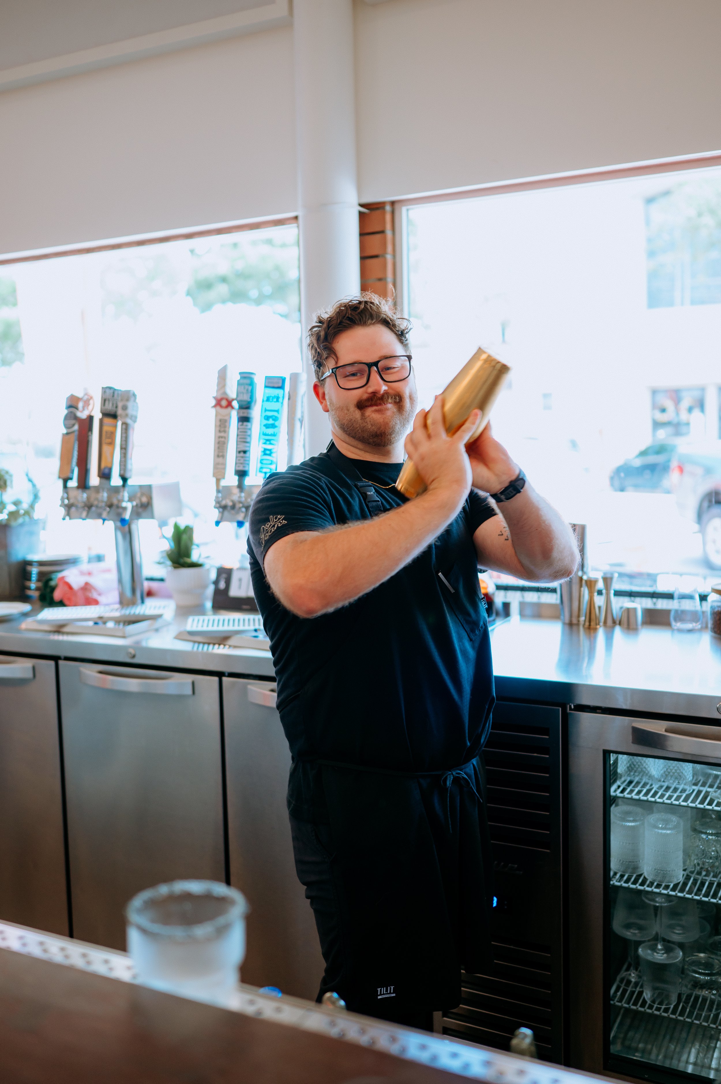 Dola Jeans Cocktail Making