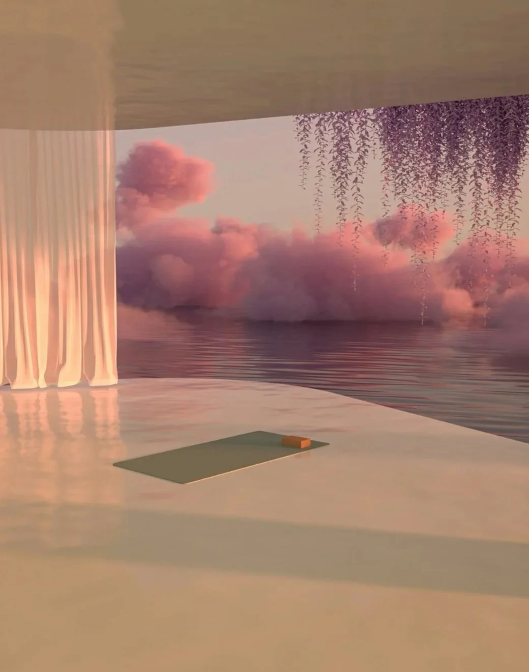 Blossom (Yoga Class at the spring retreat)