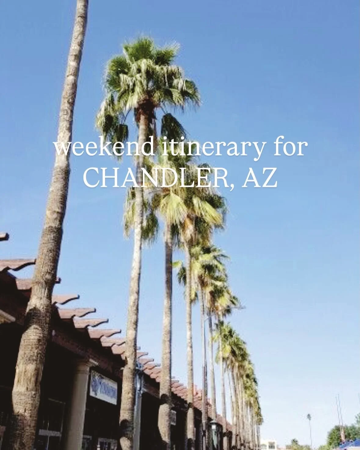 A perfect weekend in Chandler looks like this ✨
Local eats, slow mornings, downtown walks, and places that make the city feel like home.

If you&rsquo;re visiting &mdash; or just want to fall back in love with Chandler &mdash; this one&rsquo;s for yo
