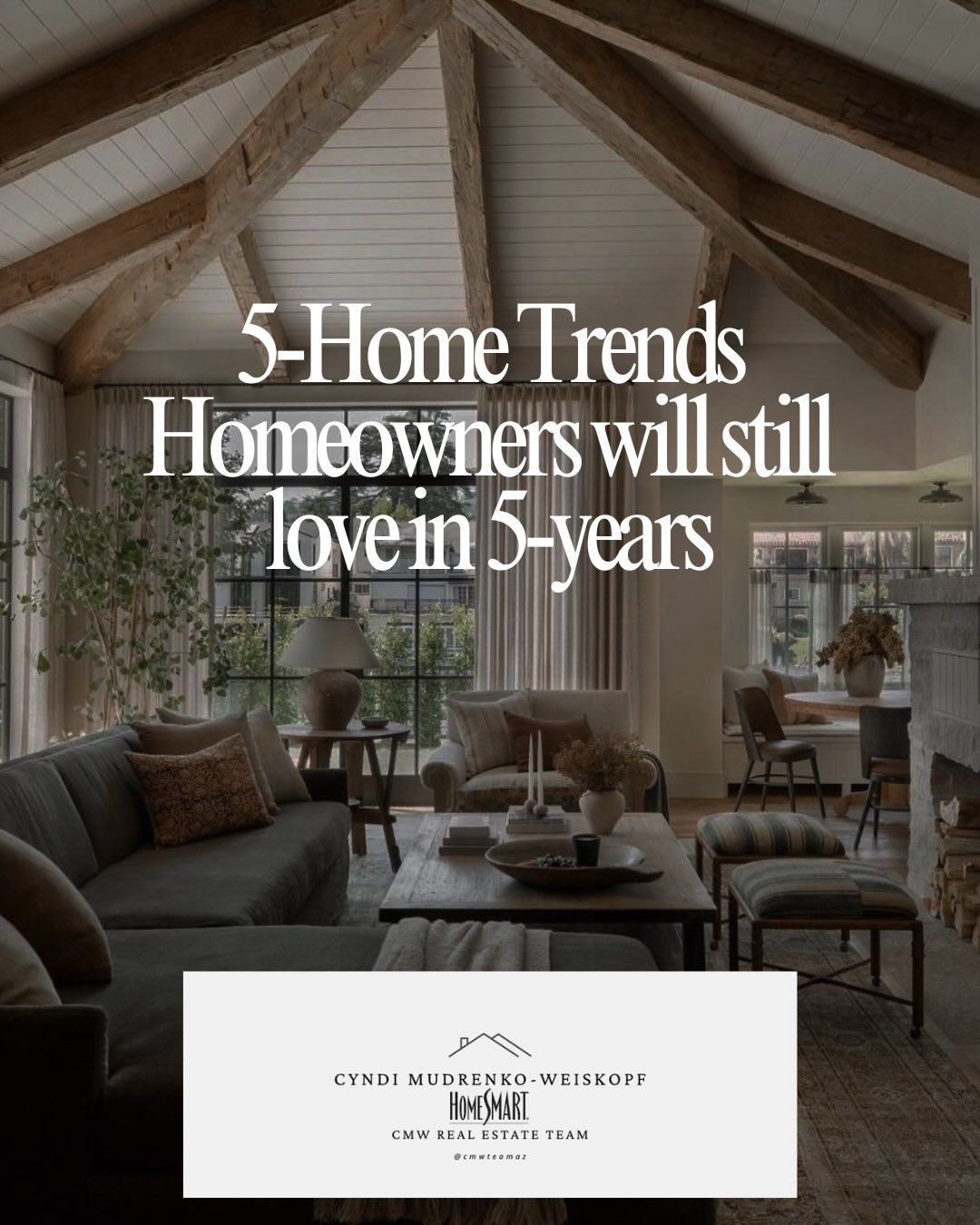 Home trends you&rsquo;ll still love in 5 years 🤍
Because great design isn&rsquo;t about what&rsquo;s trending &mdash; it&rsquo;s about what lasts.

📌 Make sure to save this post and share with a friend!

Your Local Real Estate Resource, 
Cyndi Mudr