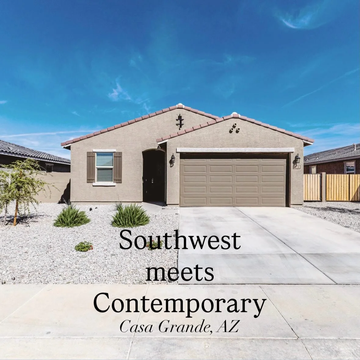 This Casa Grande home offers a bright open layout, modern finishes, and low-maintenance desert living &mdash; all in a beautiful neighborhood with space to relax and enjoy Arizona living.

Inside, the main living area flows seamlessly into the kitche