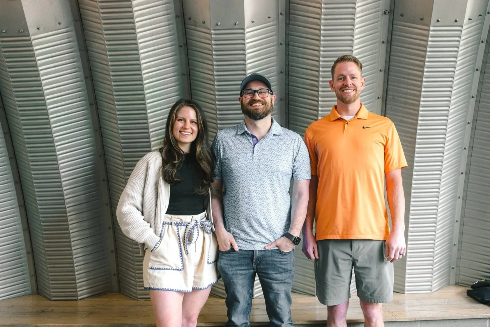 Our Domo team Suzy, Derek and Colby