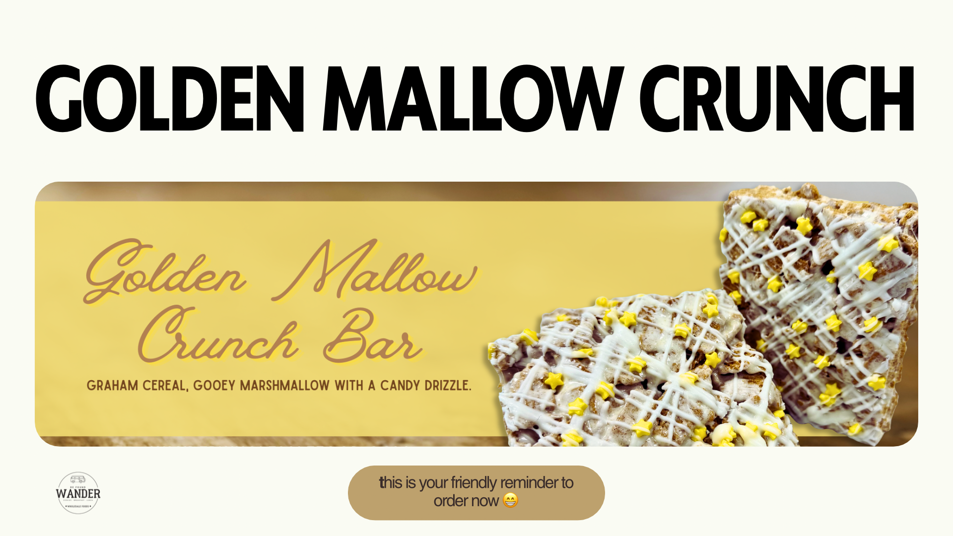 Golden Mallow Crunch Bar