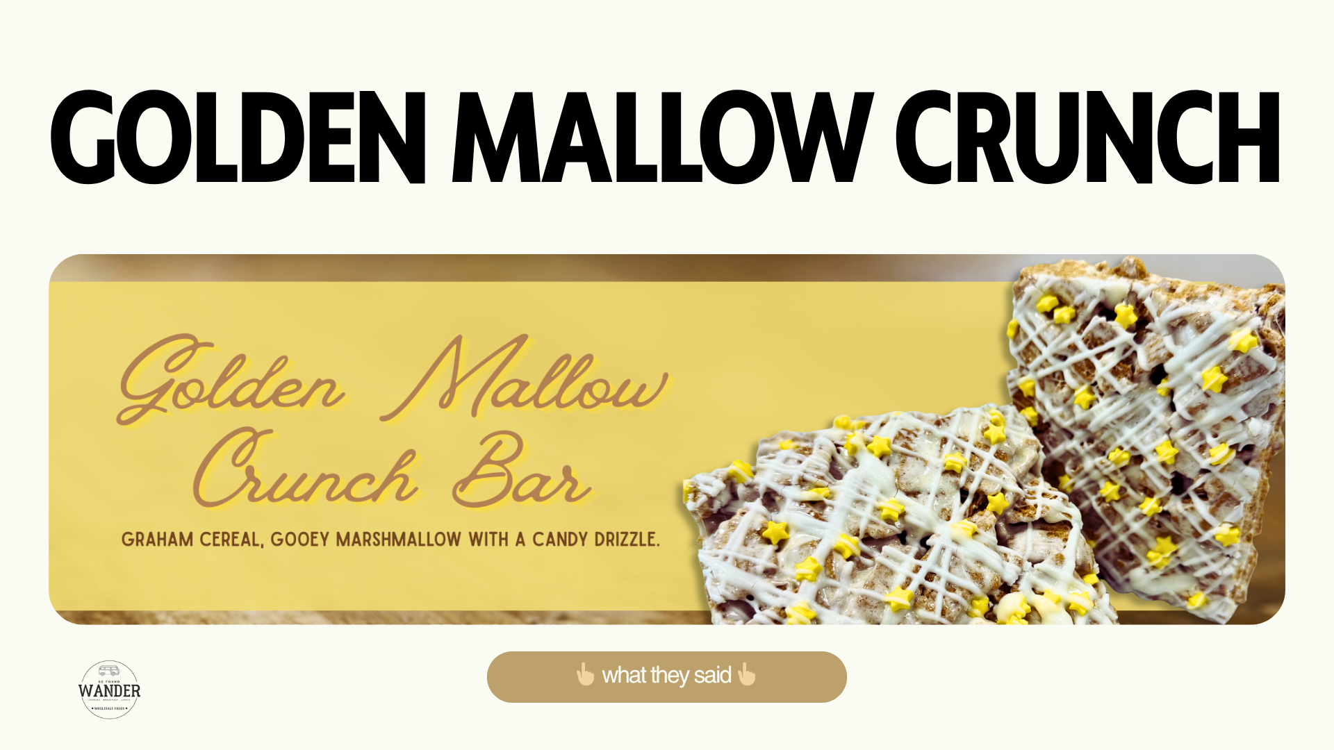 Golden Mallow Crunch Bar