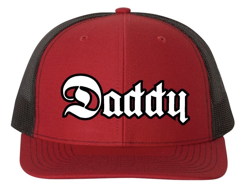 Daddy Hat - Red/Black
