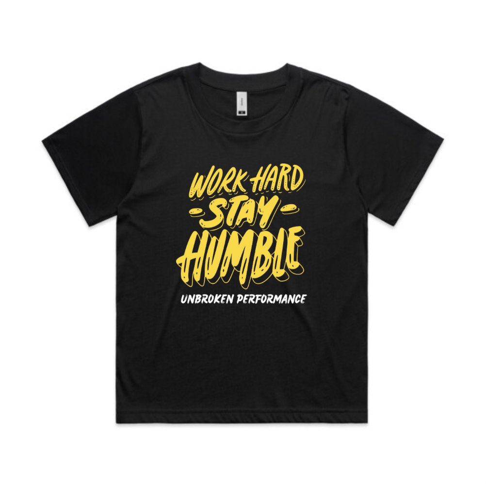 WORK HARD STAY HUMBLE Oversized Women's Tee