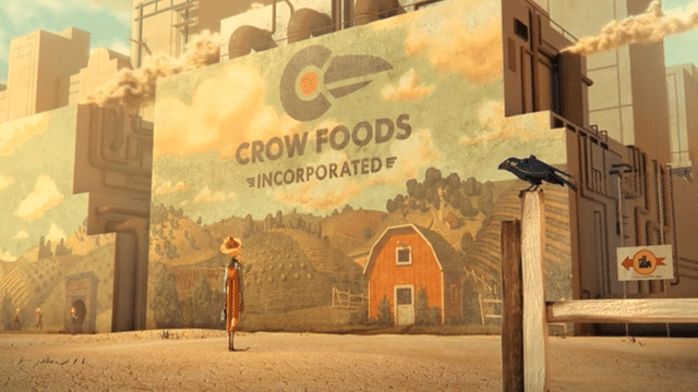 The Scarecrow <p style="font-size:15px; line-height:6px"> Chipotle </p>