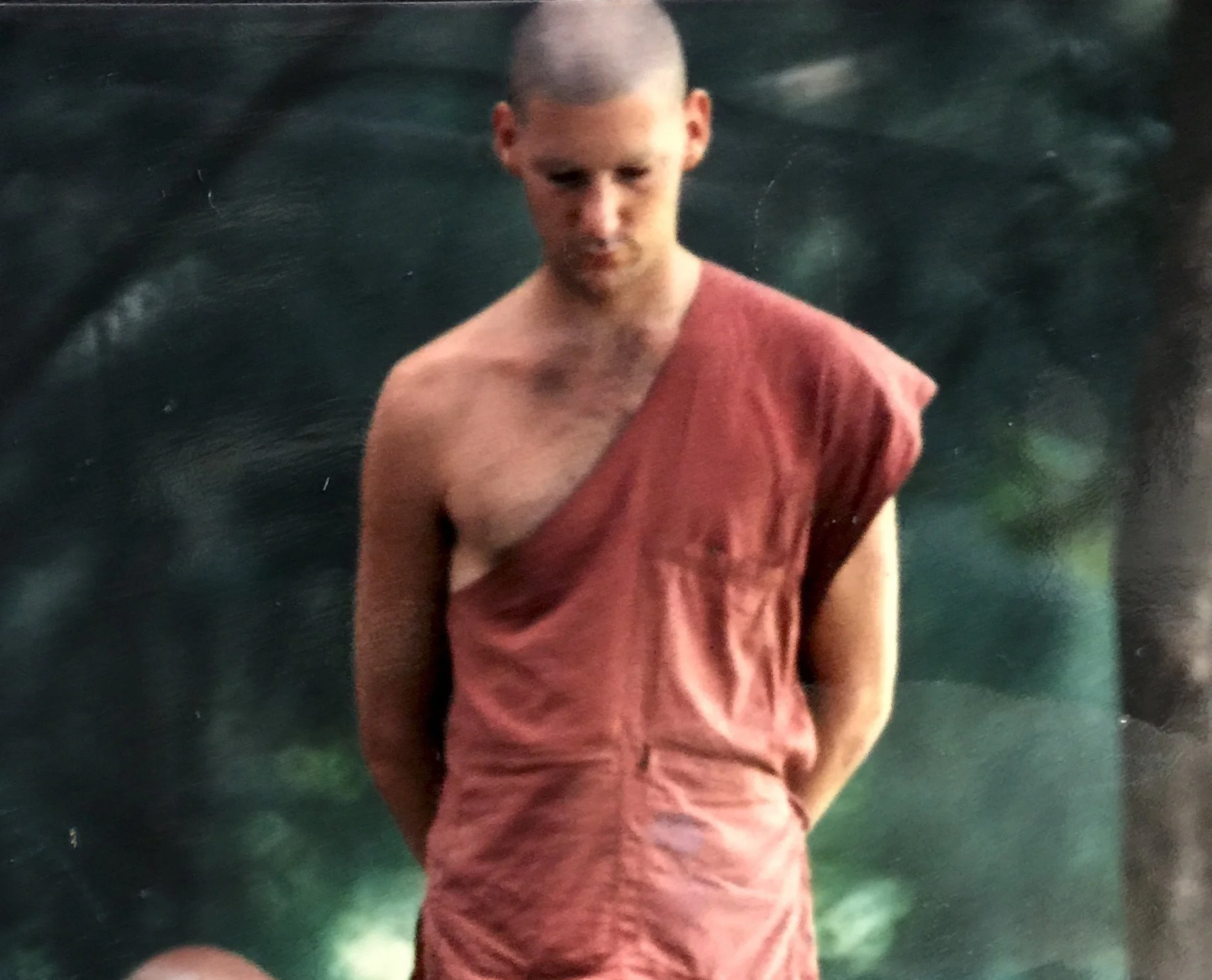 Matthew as a monk in Thailand
