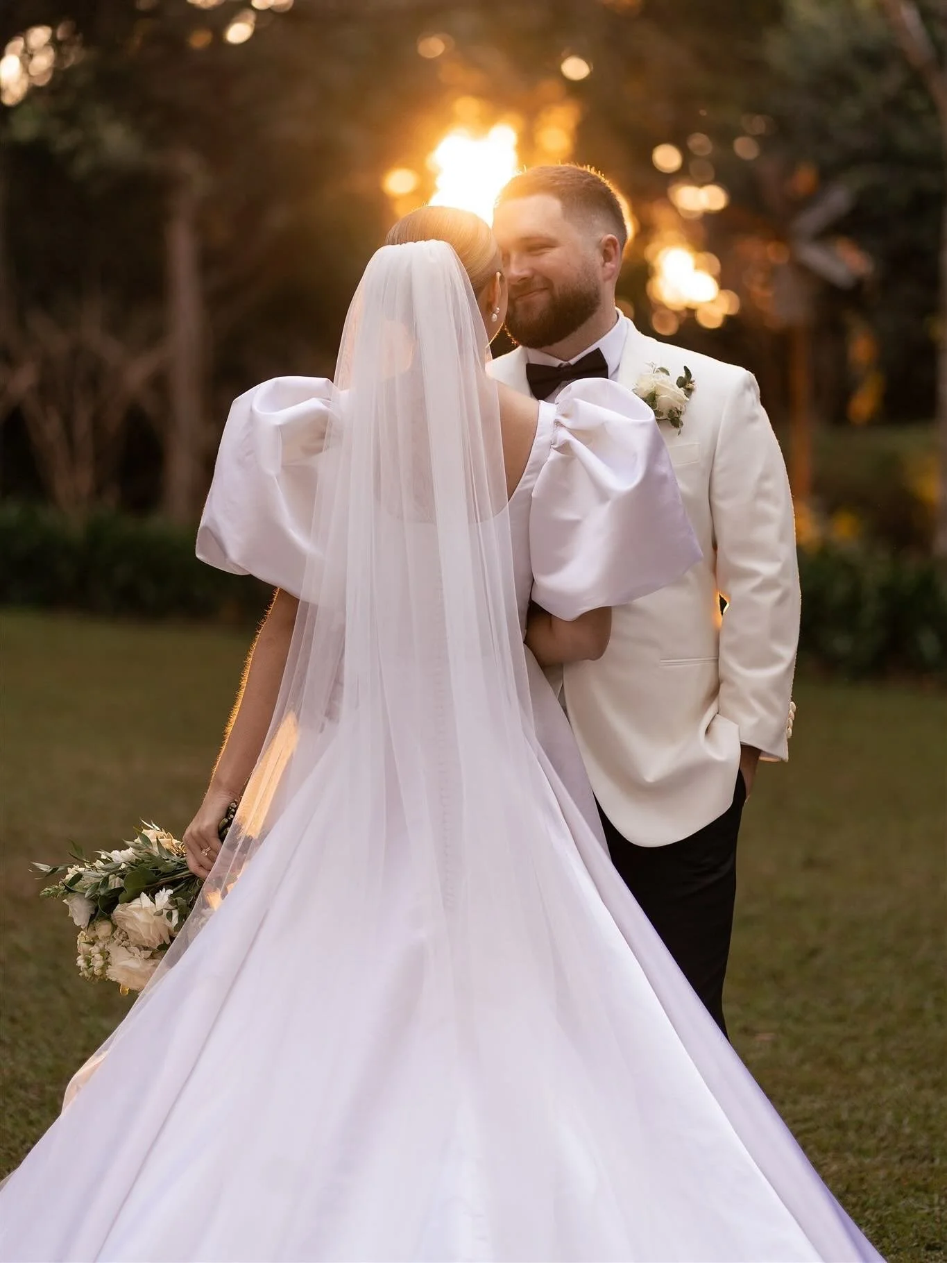 A quiet moment with Kristen + Izaac ✨️⁠
⁠
Wedding suppliers:⁠
⁠
Photographer + videographer @figtreepictures⁠
Venue @gabbinbar⁠
Celebrant @jordankadellcelebrant⁠
Florist @followtheflowers_⁠
Dress @joaen__⁠
Suit @blackjacketsuiting⁠
Bridesmaid dresses