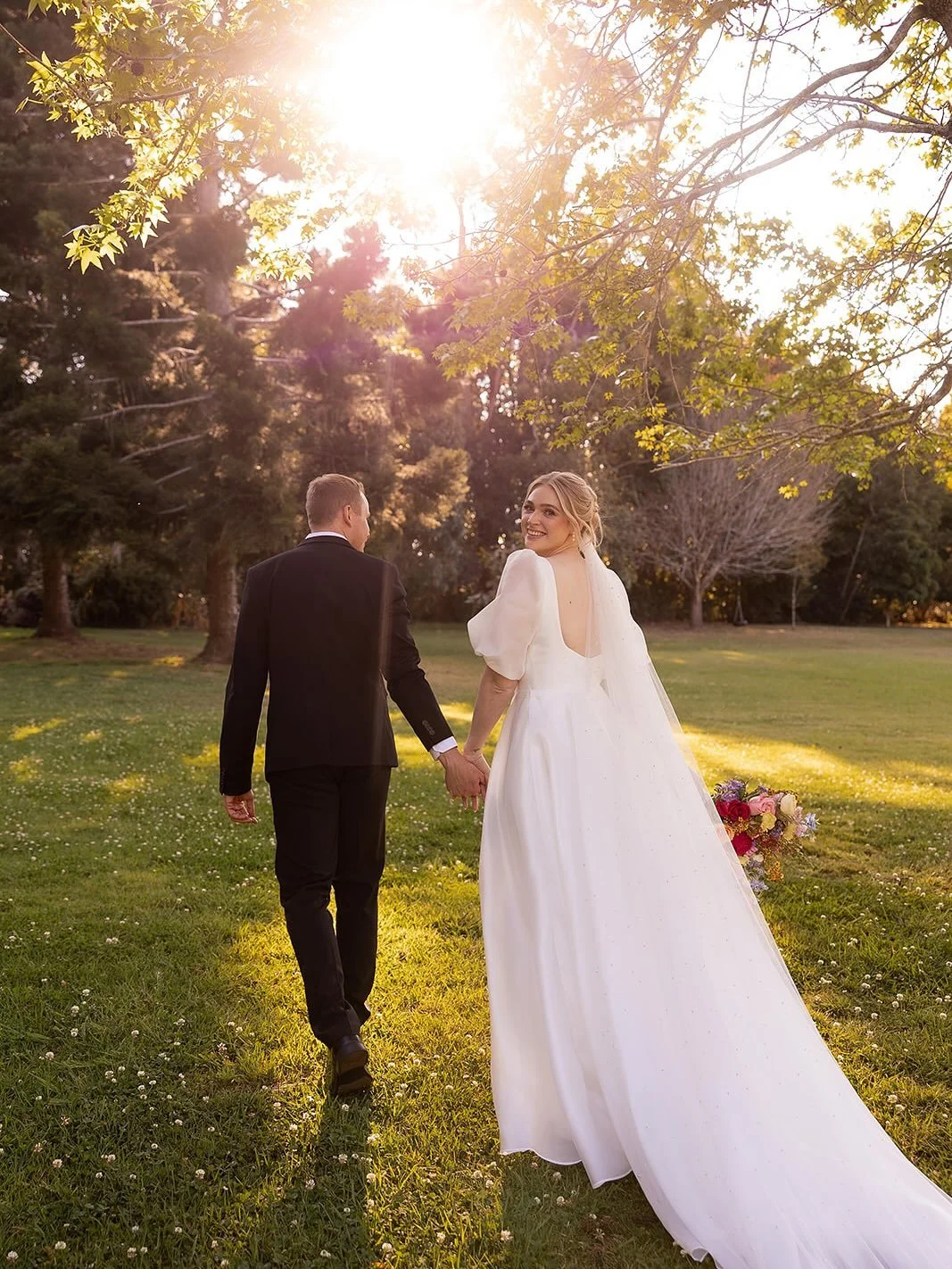 A sneak peek into Sarah + Daniel&rsquo;s gorgeous day ⁠💕
⁠
Wedding suppliers:⁠
⁠
Photographer @figtreepictures⁠
Venue @secretgardenestate⁠
Celebrant @karenmilescelebrant⁠
Makeup @blakedesigns⁠
Hair @hair_bykeren ⁠
Cake @tamsdelights ⁠