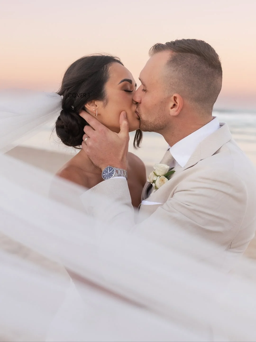 From start to finish, capturing this love story was a dream. Lisa + Matt&rsquo;s beach front wedding gave us the perfect opportunity to shoot on the sand at sunset. Swipe through to see their wedding highlights from morning to night. ⁠
⁠
Photographer