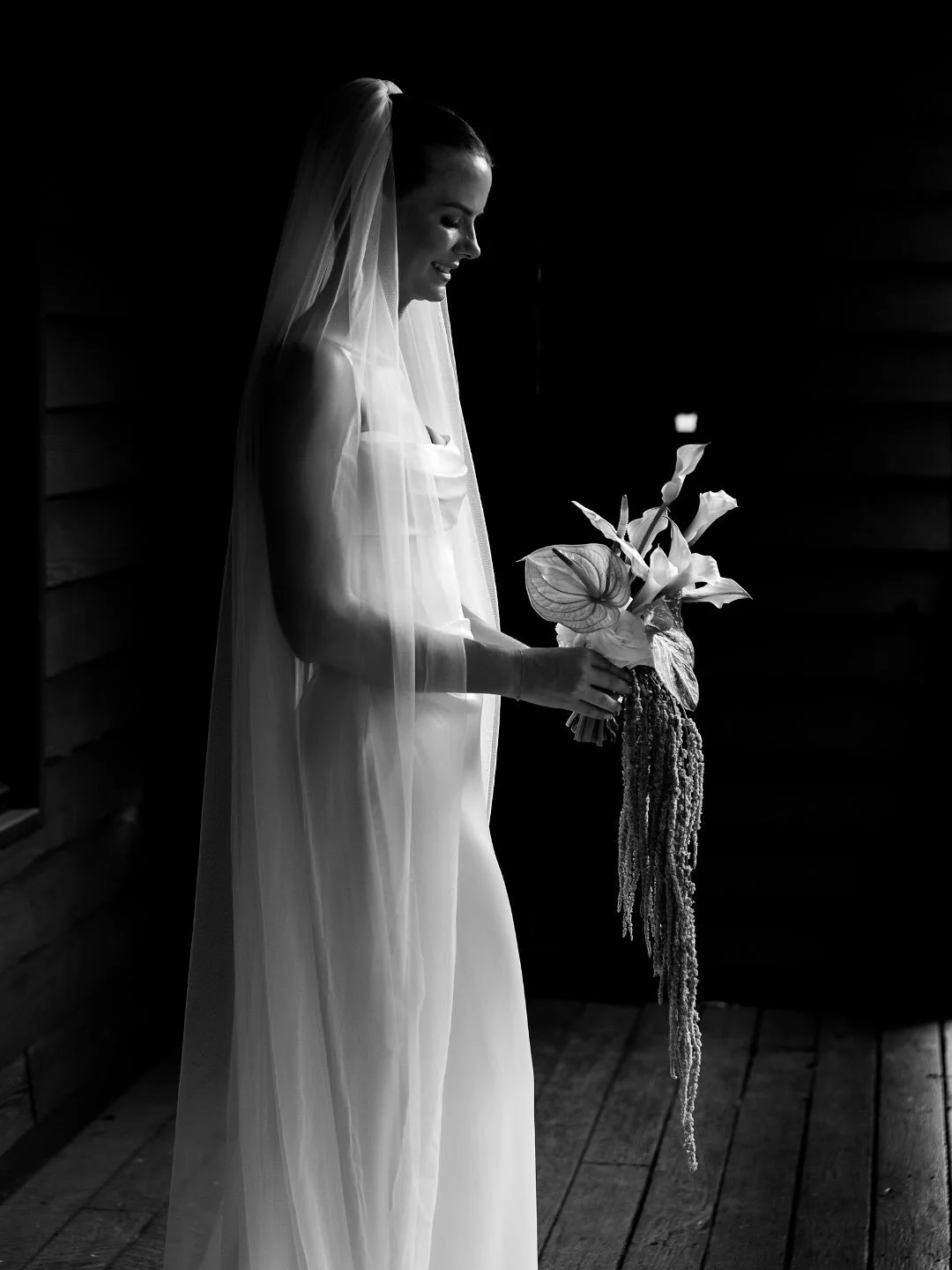Timeless black &amp; white shots from Kirsten + Ben&rsquo;s wedding day. ⁠
⁠
Photographer @figtreepictures⁠
Venue @kwila.lodge⁠
Celebrant @lovebylaracelebrant⁠
Florist @hanakostudio⁠
Dress @kyhabride
Suit @institchu⁠
Makeup @emmamaguire.mua⁠
Hair @el