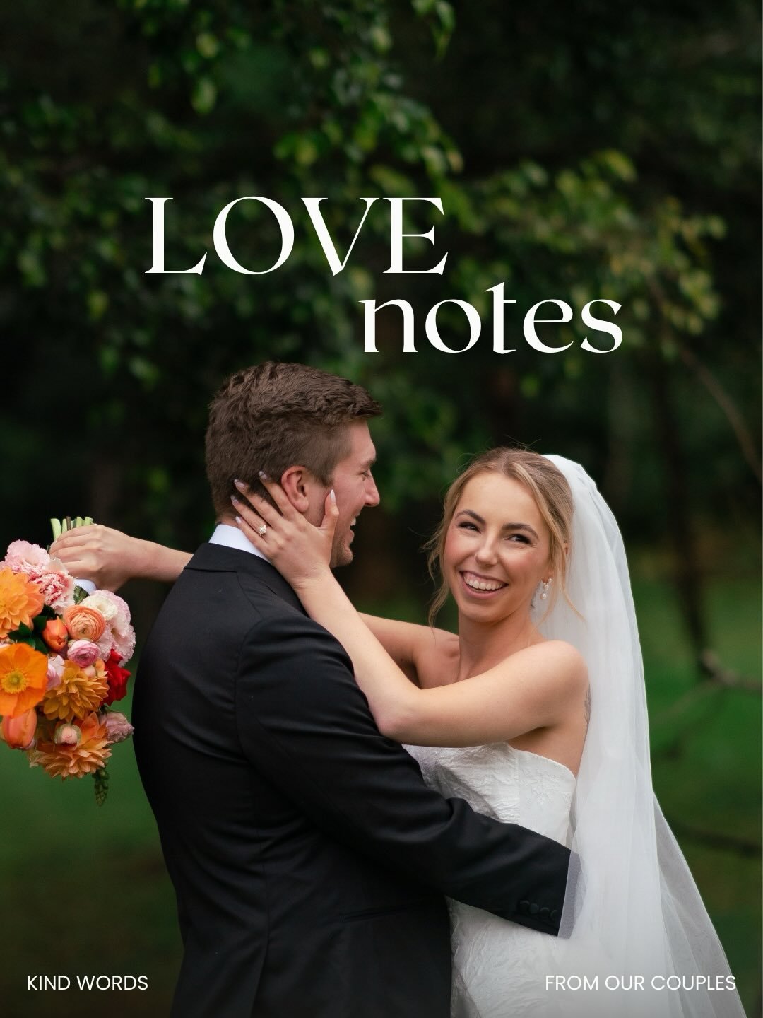 A love note from Tariana + Peter ❤️⁠
⁠
&lsquo;Thank you all so much!! These are so amazing, so many great photos and the videos are fantastic as well! We are so beyond pleased and we are reliving the day all over again!&rsquo;⁠
⁠
Thinking about plann