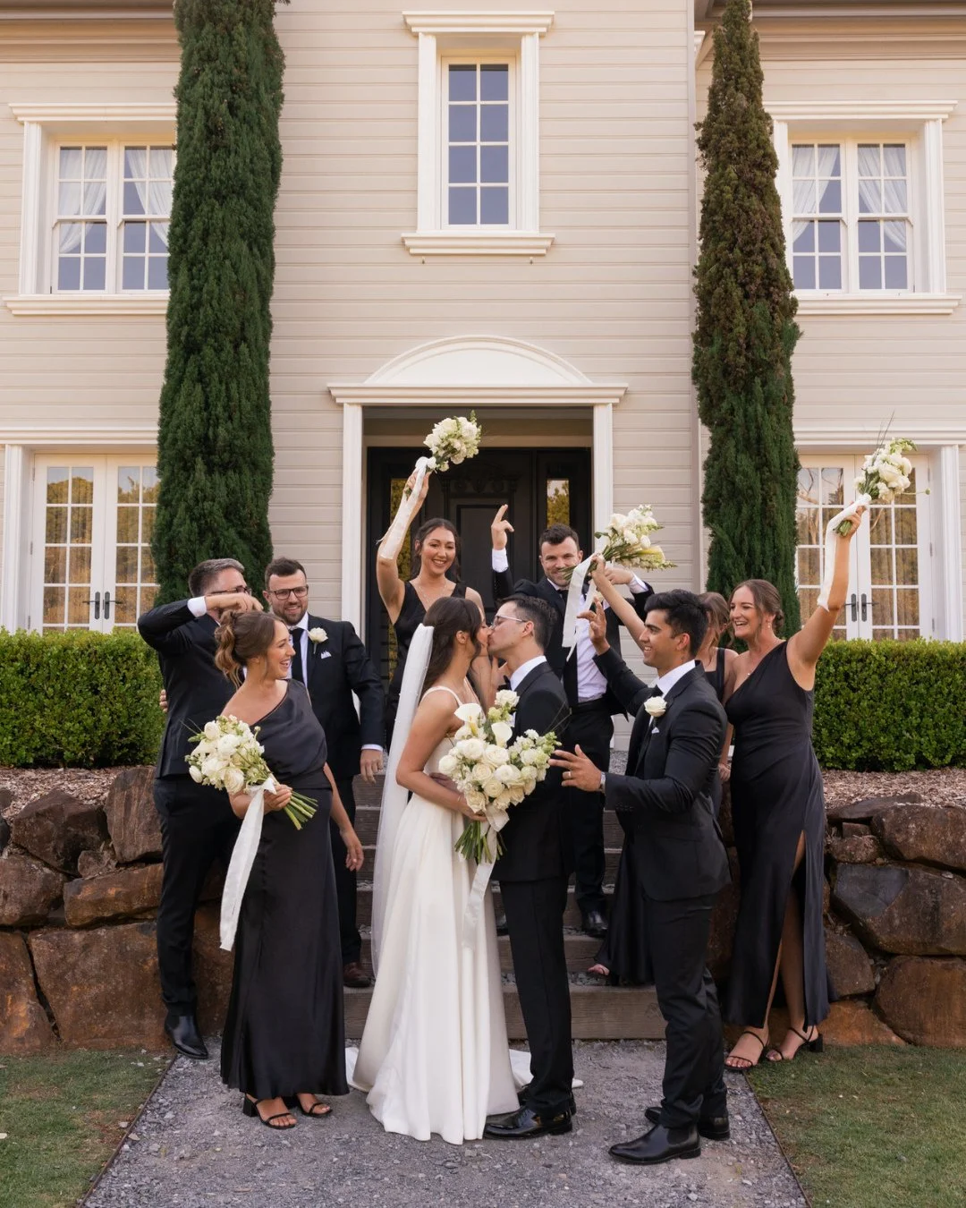Abbey and Anthony's elegant day at Wynmere Estate 🤍 We loved celebrating at this stunning venue with its immaculate gardens!⁠
⁠
Photographer &amp; videographer @figtreepictures⁠
Venue @wynmereestate⁠
Coordinator @the.white.stag⁠
Celebrant @married_b