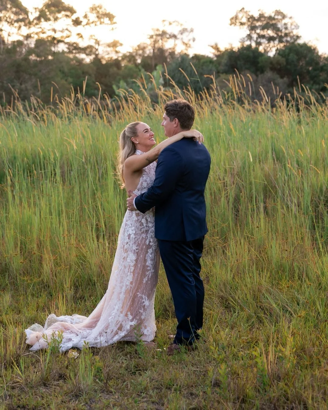 Cinematic moments with Lahni + Lewis 💛⁠
⁠
Photographer @figtreepictures⁠
Celebrant @lovestruckceremonies⁠
Florist @_pikt⁠
Stylist &amp; planner @tweedvalleyevents ⁠
Dress @luvbridal⁠
Bridesmaid dresses @shonajoy⁠
Makeup @marleyhammond_makeup ⁠
Hair 