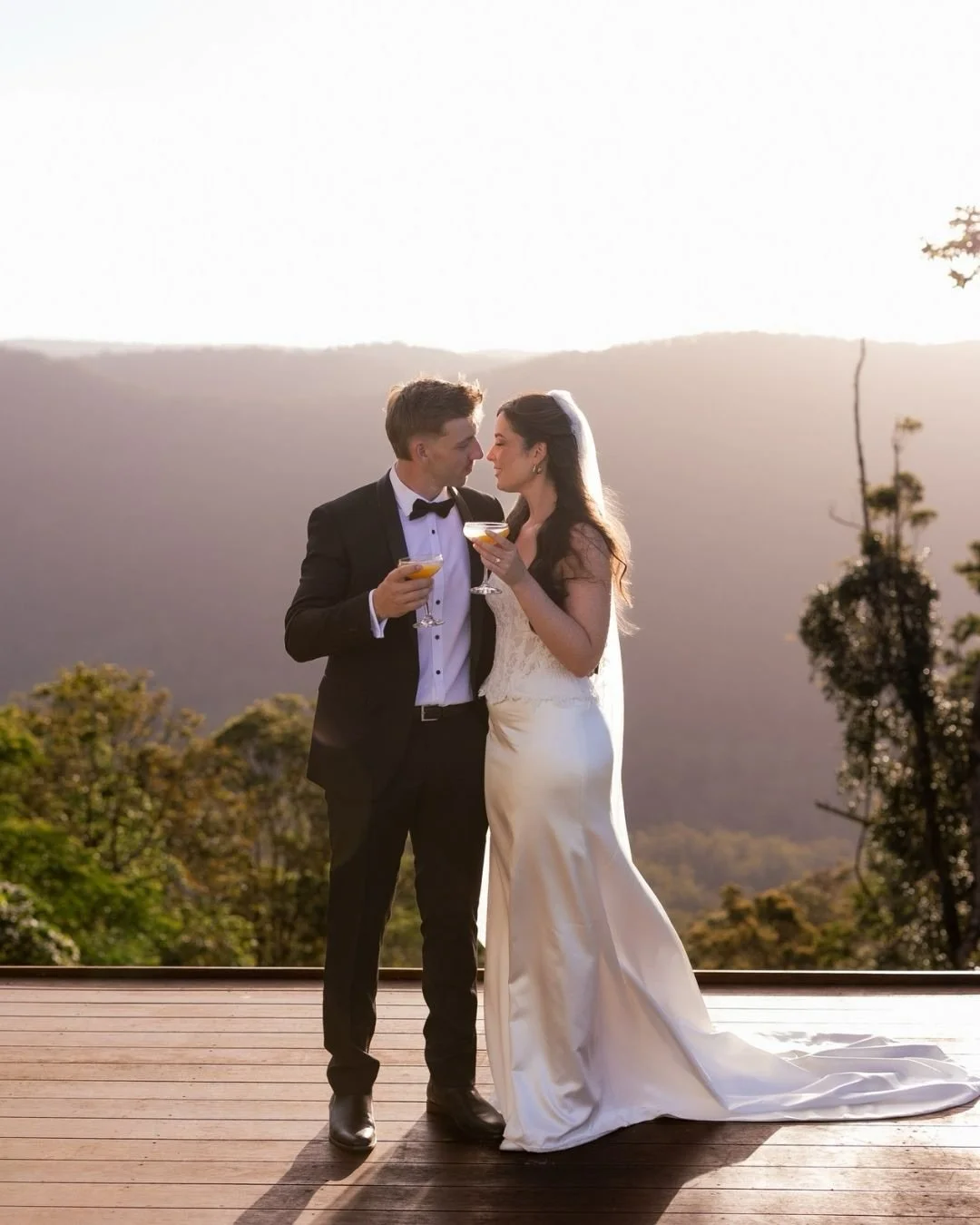 A love story in the Hinterland 🤍 Snippets from Elizabeth + Jordan&rsquo;s full photo + video gallery.⁠
⁠
Photographer &amp; videographer @figtreepictures⁠
Venue @beechmontestate⁠
Celebrant @toni_paget_celebrant_mc⁠
Florist @ivyandfleur_⁠
Dress @thev