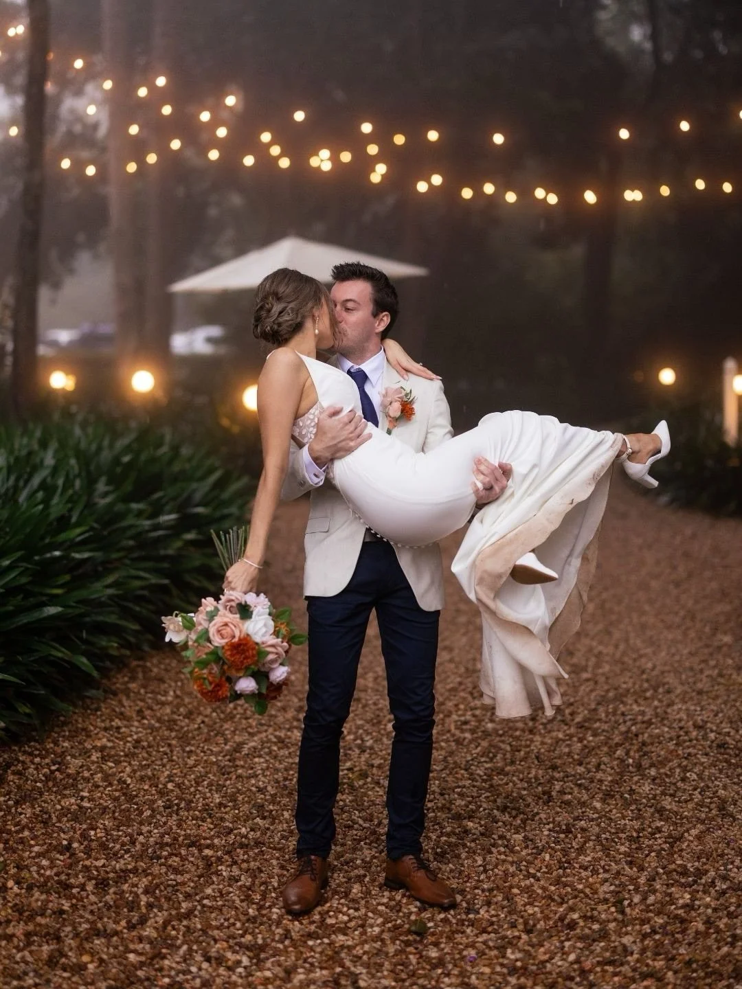 Happy anniversary to Lauren + Brock! What magical memories, captured forever. ⁠
⁠
Photographer @figtreepictures⁠
Venue @gabbinbar⁠
Florist + Stylist @auroraandcoevents⁠
Dress @madewithlovebridal⁠
Makeup @mirrormirrormakeupartistry⁠
Hair @loveisintheh