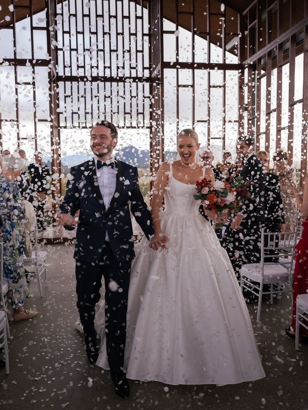 Every detail was just spectacular on Nina + William&rsquo;s day at Kooroomba Lavender Farm 🤍
⁠
Photographer @figtreepictures⁠
Venue @kooroomba_weddings 
Celebrant @yourstorycelebrant_ 
Florist @flowersforeverafter 
Videographer @brisbanevideocompany