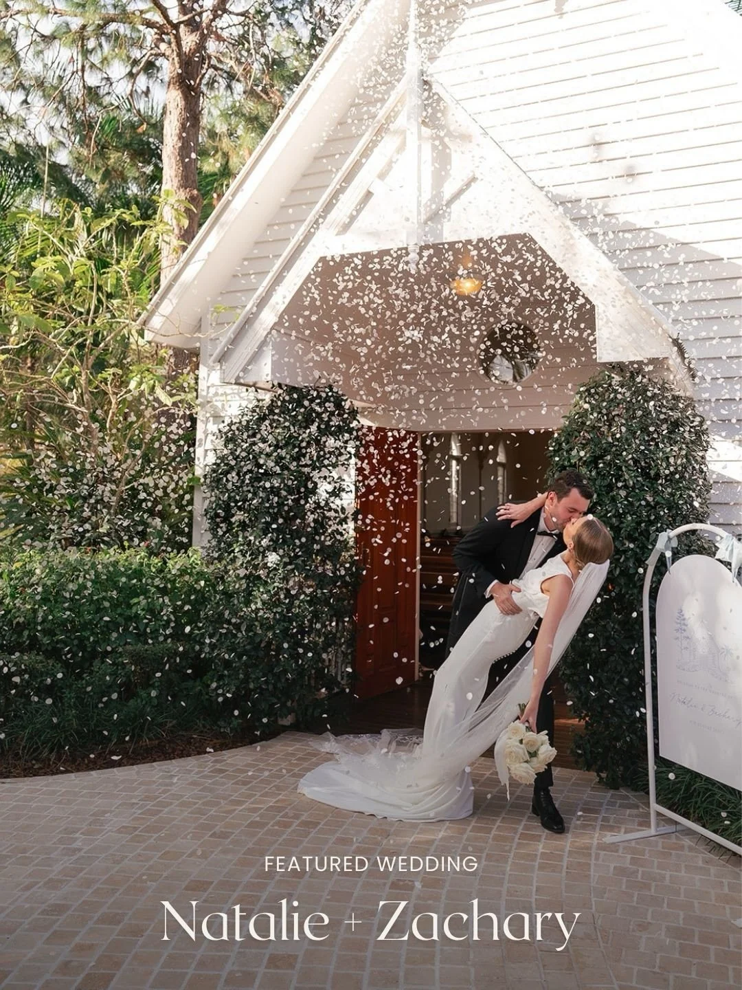 Timeless moments from Braeside Estate with Natalie + Zachary 🤍 Their wedding is now featured on our website. Head to link in bio to check it out! ⁠
⁠
Photographer &amp; Videographer @figtreepictures⁠
Wedding Planner, Stylist, Florist &amp; Stationer