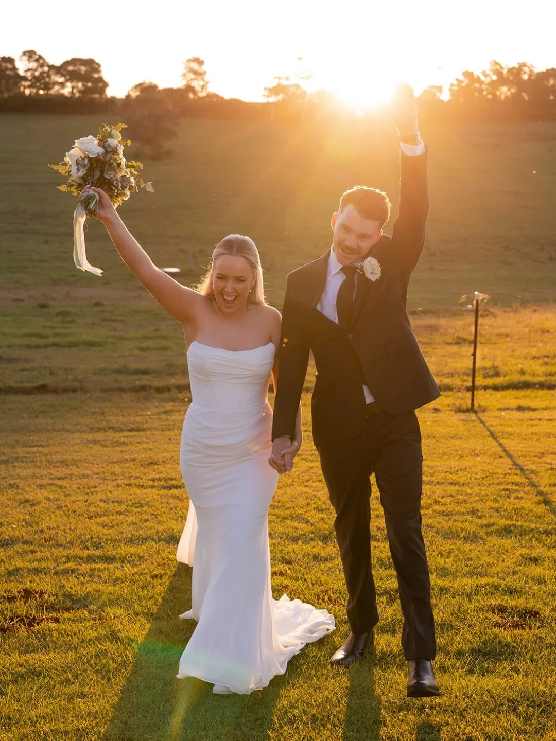 A sneak peek into Carlee + Ethan&rsquo;s stunning wedding day at Rosewood Estate 💛⁠
⁠
Photographer &amp; videographer @figtreepictures⁠
Venue  @rosewood_estate⁠
Celebrant @weddingsbymariastauber⁠
Florist &amp; stylist @popupeventco ⁠
Dress @luvbrida