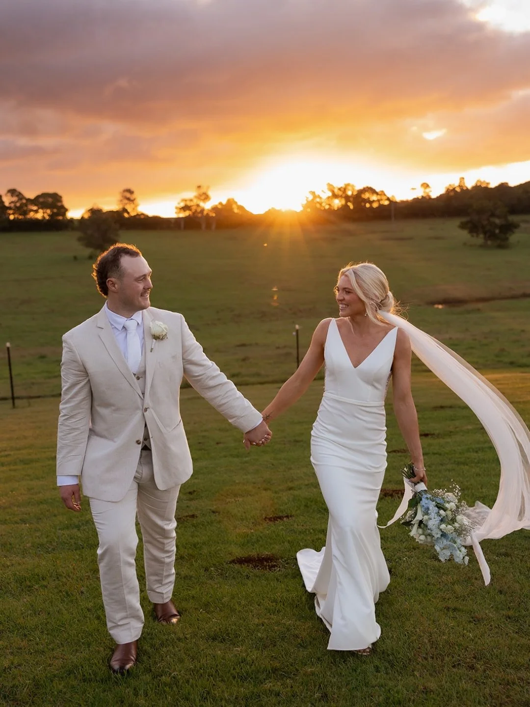 The sweetest couple, Olivia + Tyler 💕 Celebrating their wedding day at the breathtaking Rosewood Estate.⁠
⁠
Photographer &amp; videographer @figtreepictures⁠
Venue @rosewood_estate⁠
Celebrant @loveworx⁠
Co-ordination, florist &amp; stylist @ivybleu.