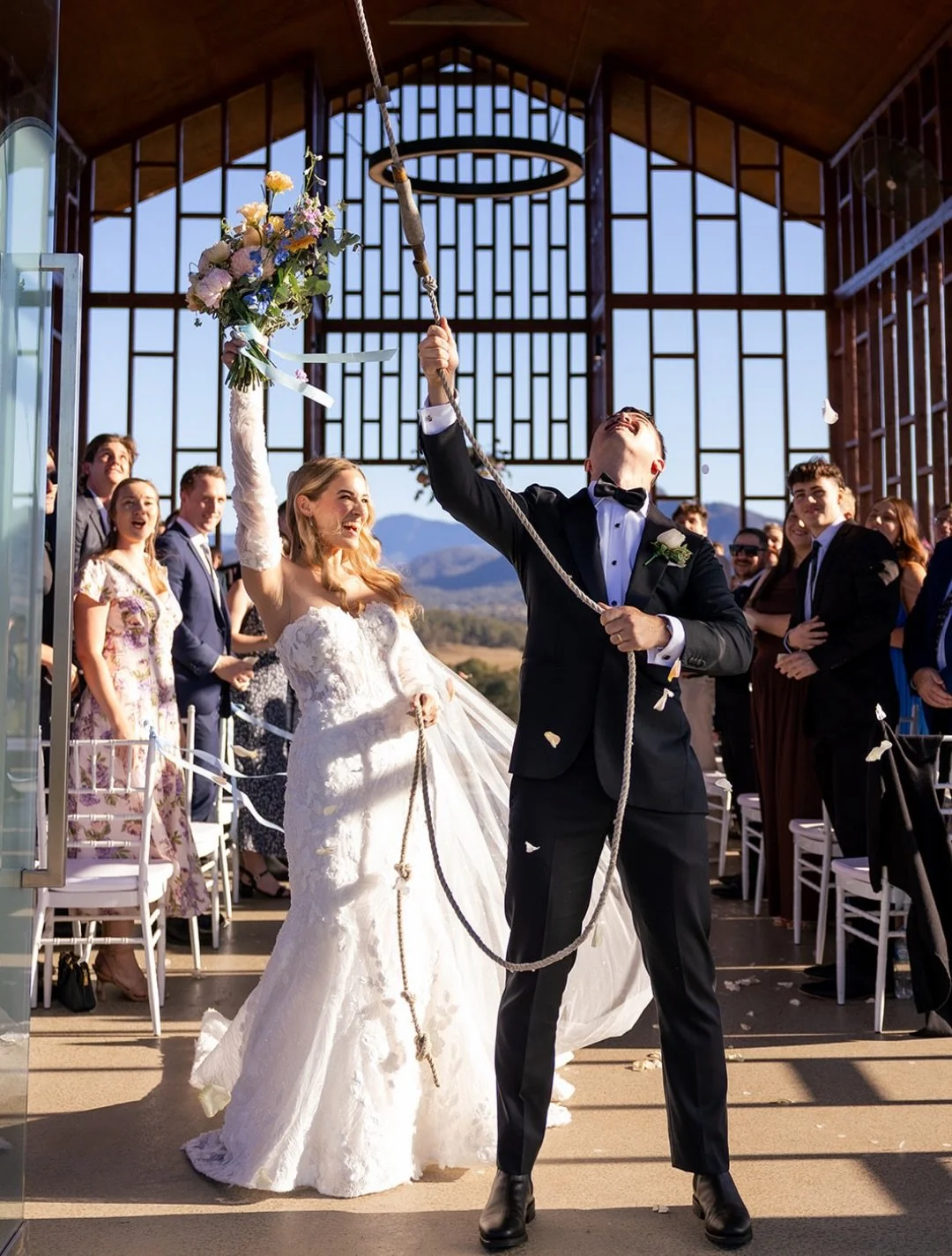 What an absolute dream to capture Olivia + Mason&rsquo;s wedding day at Kooroomba Lavender Farm 💫✨

Photographer @figtreepictures
Venue @kooroomba_weddings
Celebrant @i.am.celebrantsam
Florist @three_little.flowers 
Content creator @socialqbride
Dre