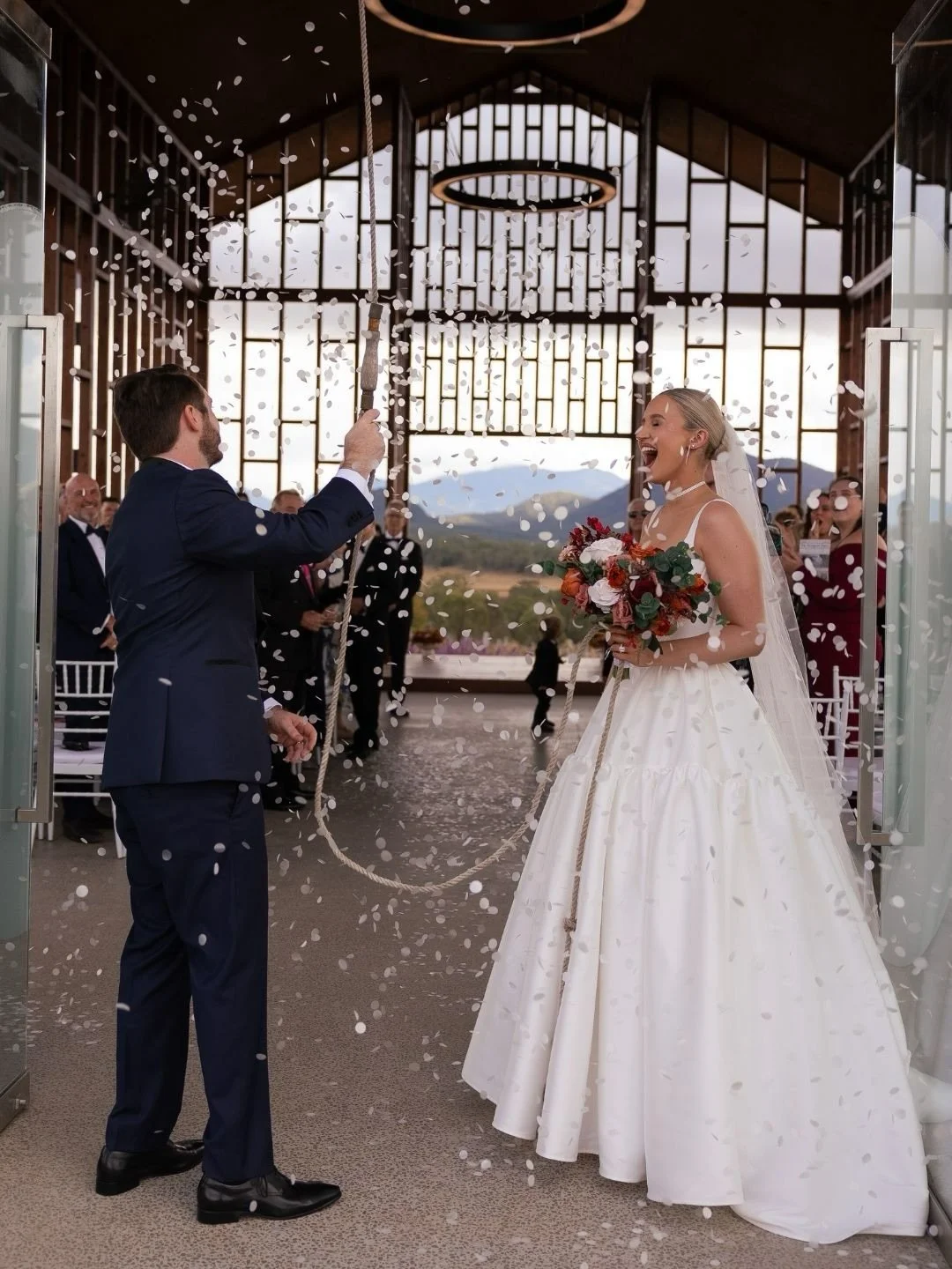 If only we could relive Nina + William&rsquo;s wedding day again 🤍
⁠
Photographer @figtreepictures⁠
Venue @kooroomba_weddings 
Celebrant @yourstorycelebrant_ 
Florist @flowersforeverafter⁠
Videographer @brisbanevideocompany⁠
Dress @theartofbridalau⁠