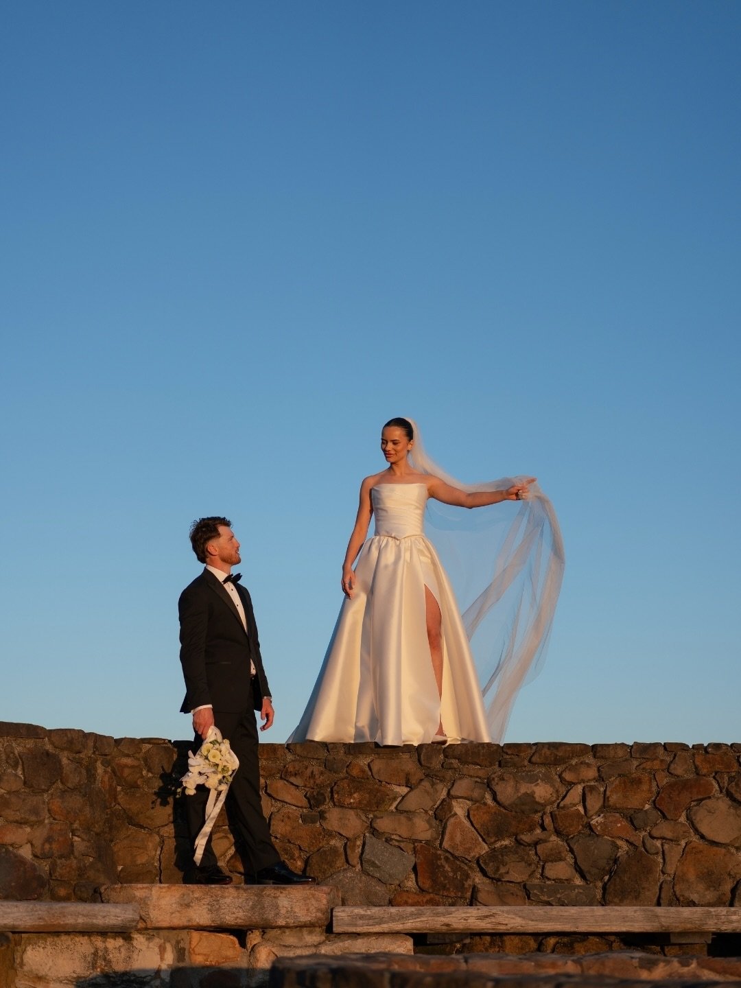 Photographer @figtreepictures
Venue @theolddairymaleny 
Celebrant &amp; entertainment @janda.events
Florist @babushkafloral 
Content creator @icaptureamore
Dress @kwhbridal
Suit @michaelinnismenswear Bridesmaid dresses @babyboofashion
Makeup @hannah_