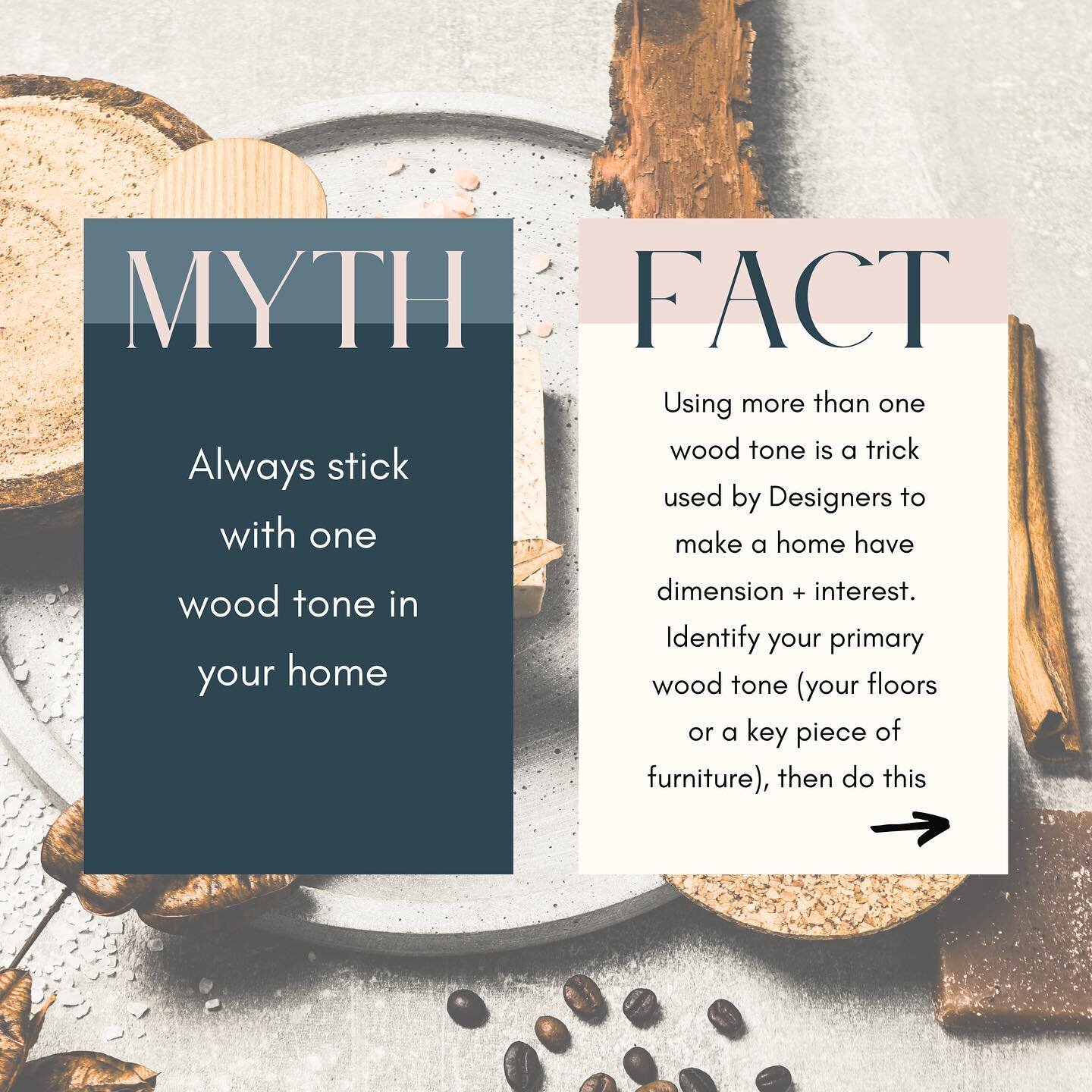There&rsquo;s a common myth I hear all the time about only using one tone of wood all through your home. So I want to firstly debunk this, and secondly, I want to help you with how to successfully pair various woods.  Remember everything in moderatio