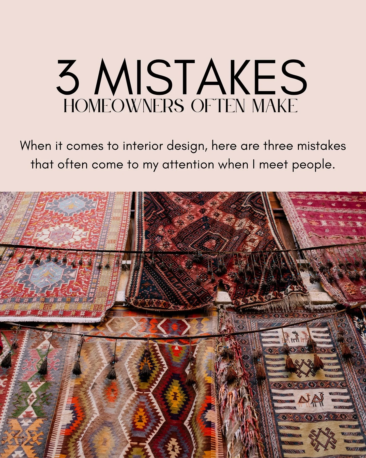 Do you make these 3 mistakes?  They&rsquo;re very easy to make, but the good news is they can all be sorted if you stop and + forward plan a little.  Have a read + hopefully having a bit of awareness of these common mistakes will help your home desig