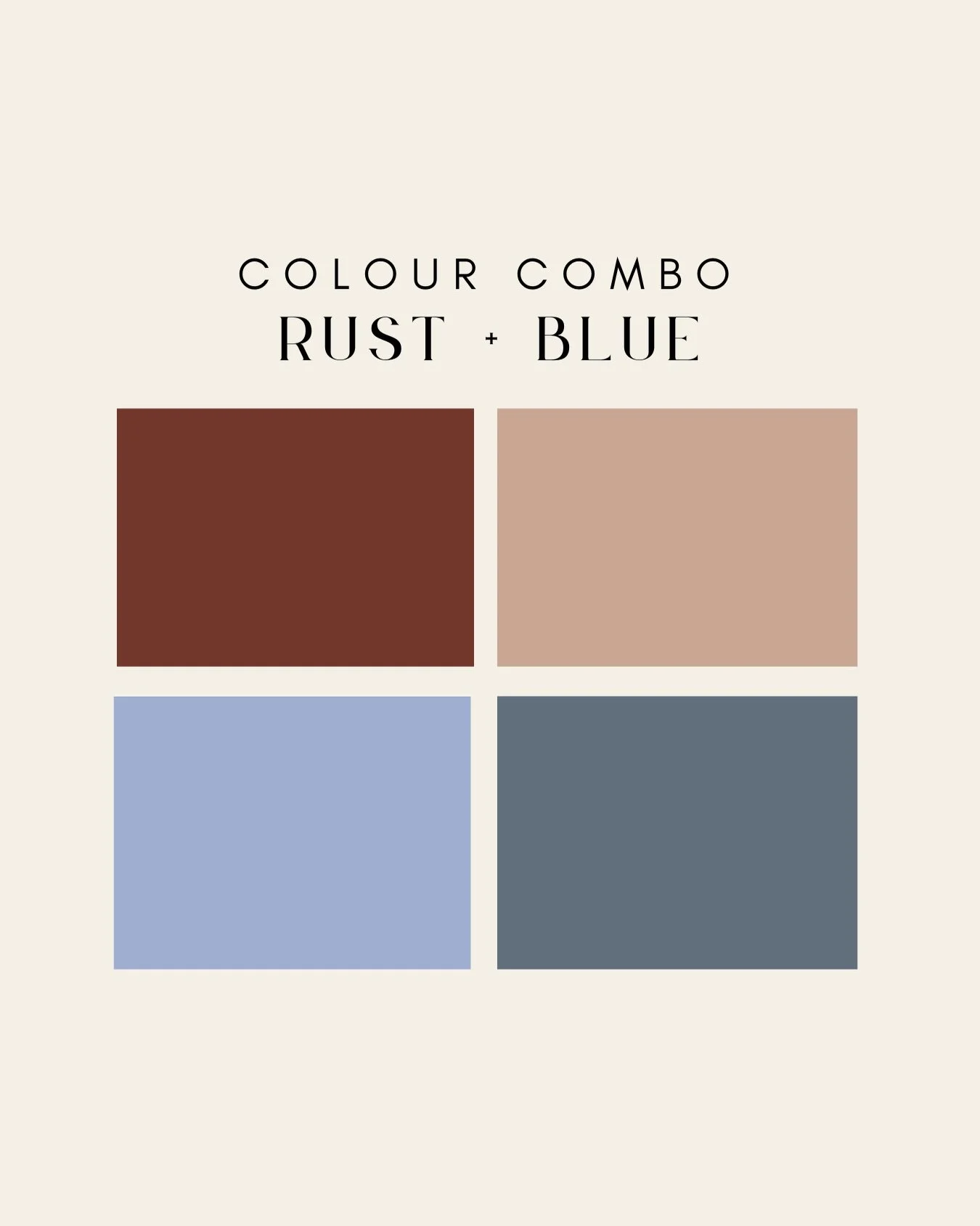 Rust always takes me back to the 90&rsquo;s when my Mum would change out the cotton summer couch cushions for the velvet winter ones.  I&rsquo;m therefore conscious that the trendy comeback of rust might be a bit jarring to other elder millennials to